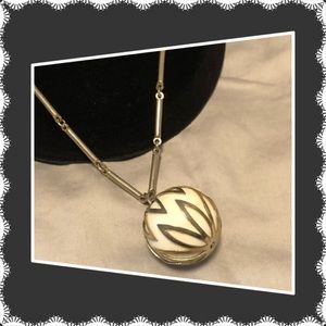 Vintage Ball Charm Necklace